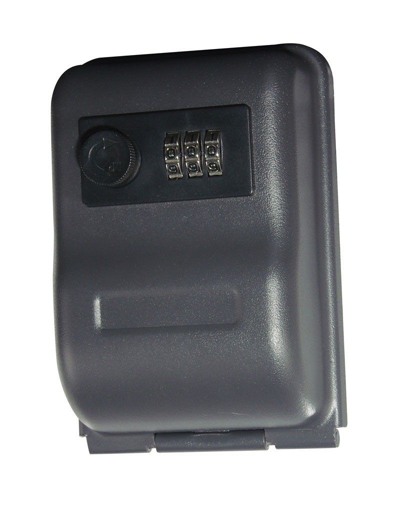 Wedo 10252437X sleutelkast (voor 24 sleutels, gepoedercoat plaatstaal 18 x 6 x 25 cm, veiligheidsslot inclusief 2 sleutels) lichtgrijs
